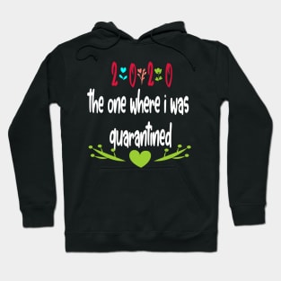 2020 Quarantined funny Gift Idea Social Hoodie